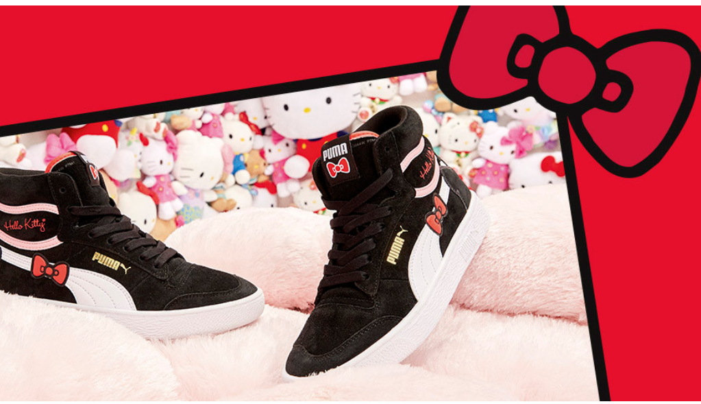 PUMA SELLING HELLO KITTY SHOES. MY GF 