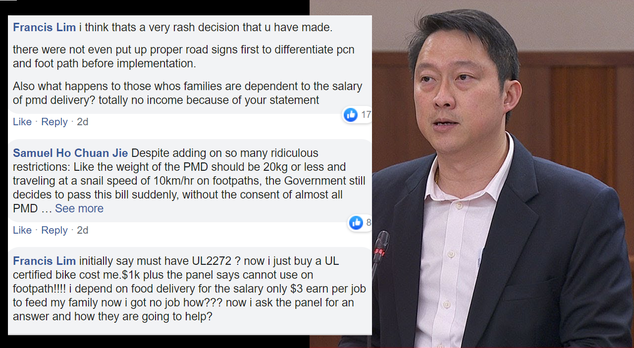 ANGRY PMD RIDERS FLOODS SENIOR MINISTER FACEBOOK WITH NASTY COMMENTS