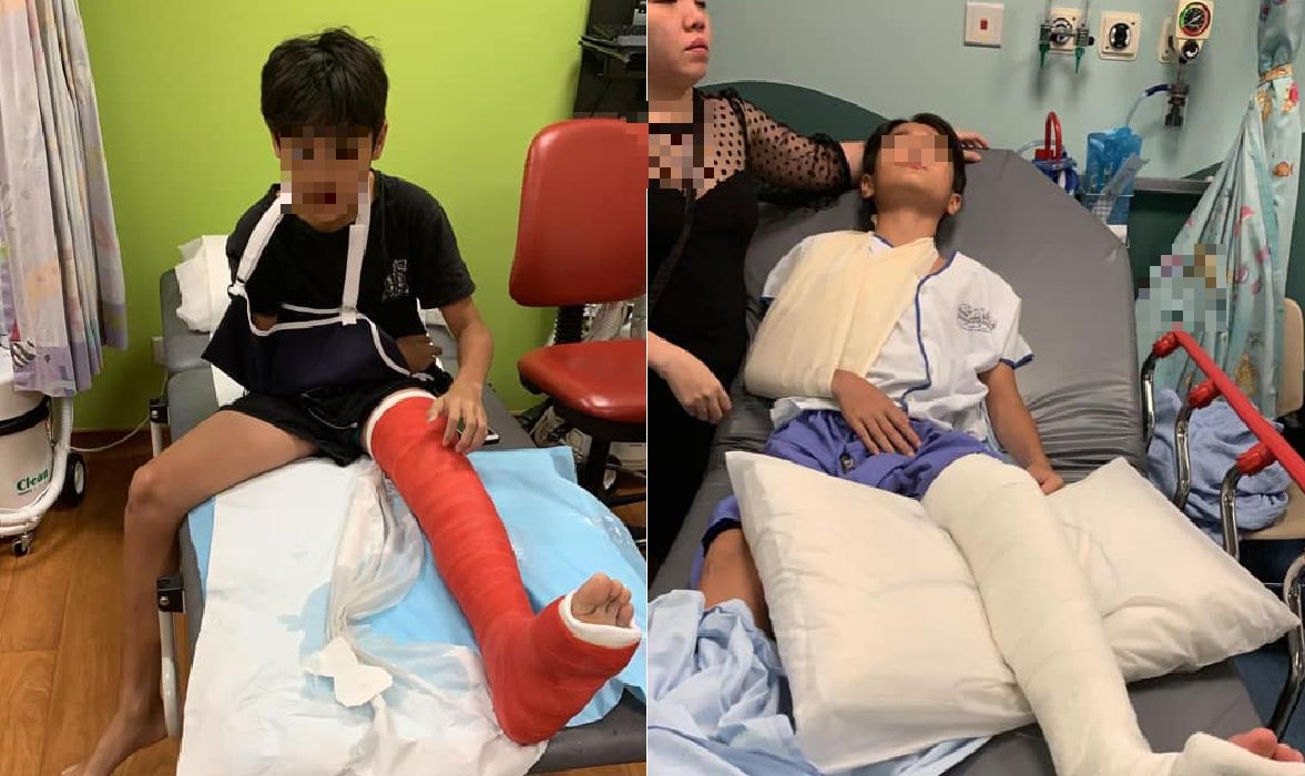 CAR HITS KID AT YISHUN BUT ONLY CARED IF DAMAGE TO CAR WILL BE PAID