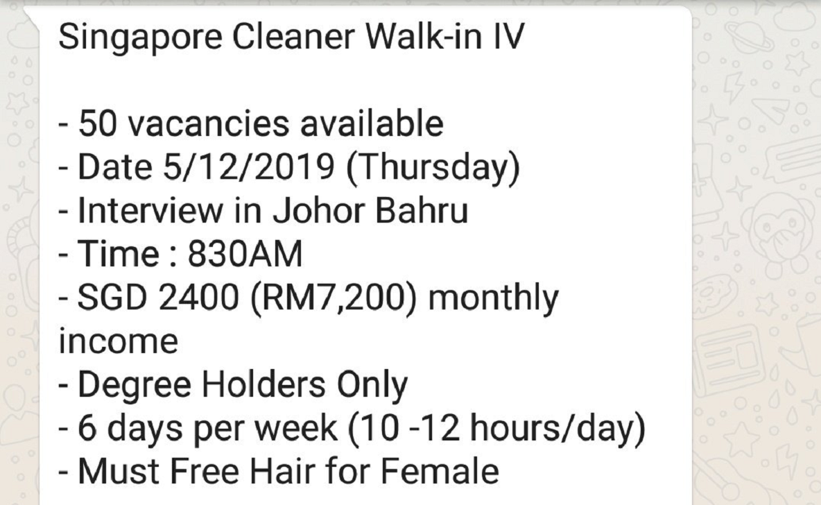 CLEANING COMPANY HIRING CLEANERS BUT NEED A DEGREE