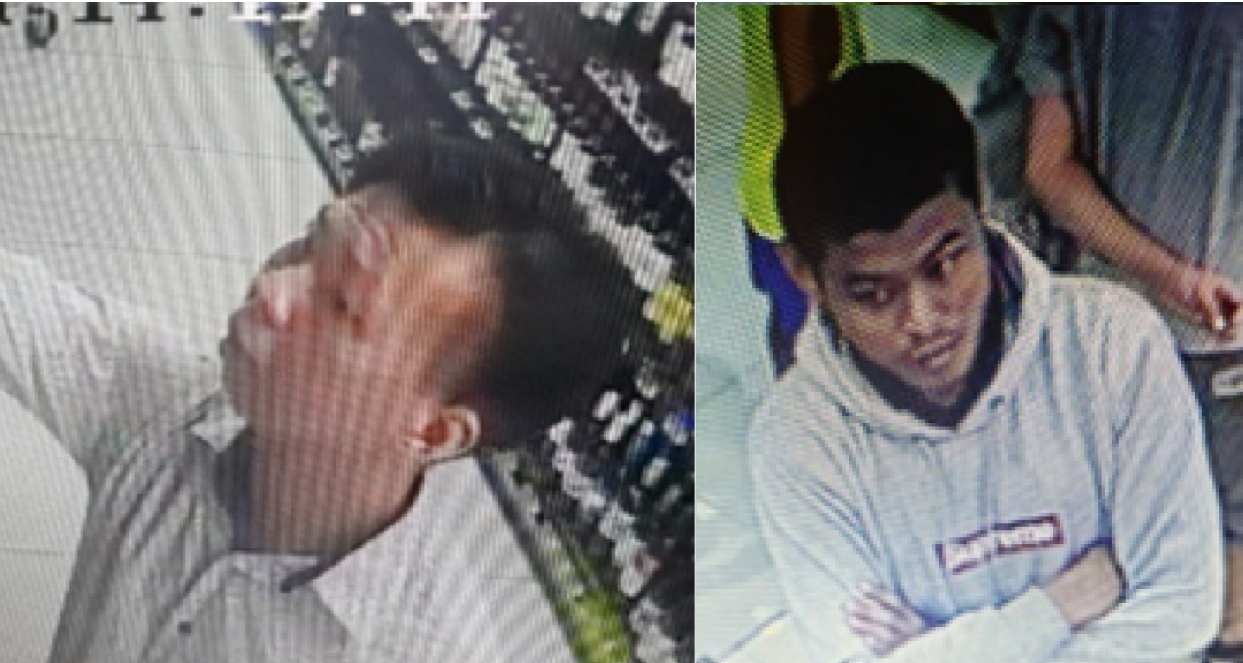 SHOP THEFT AT COMPASS ONE, POLICE SEEKING TWO MEN IN PHOTO