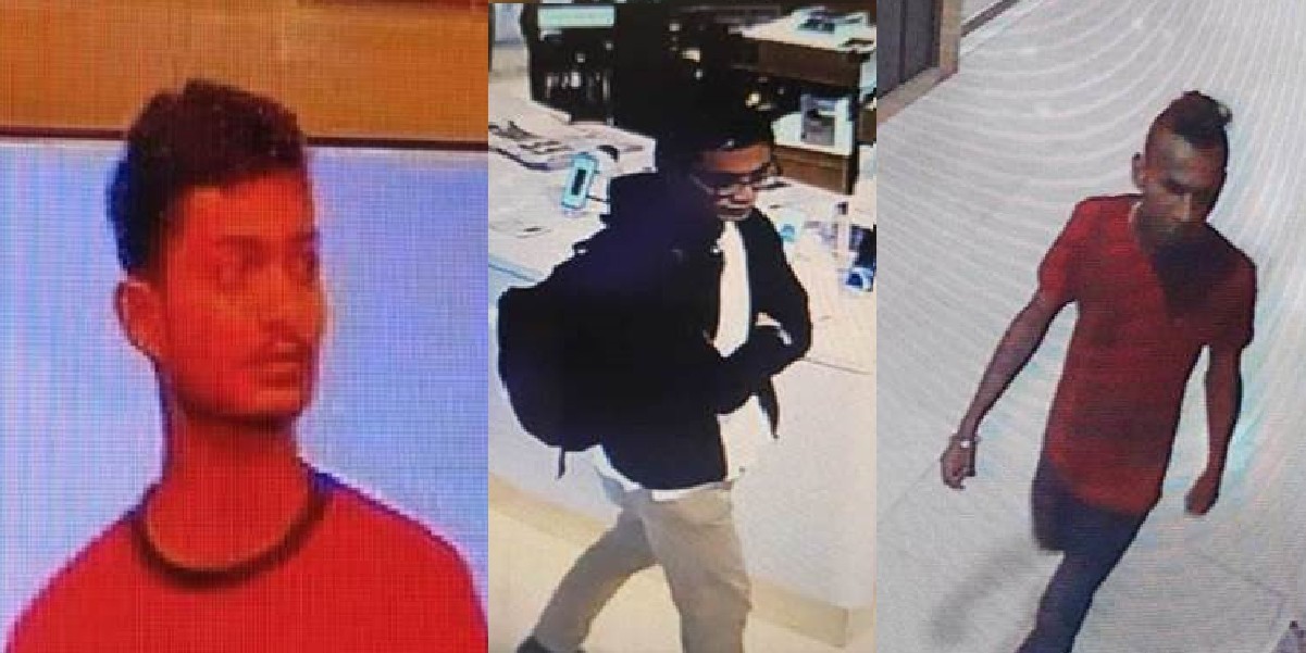 POLICE LOOKING FOR 3 INDIVIDUALS TO ASSIST WITH INVESTIGATION OF THEFT CASES