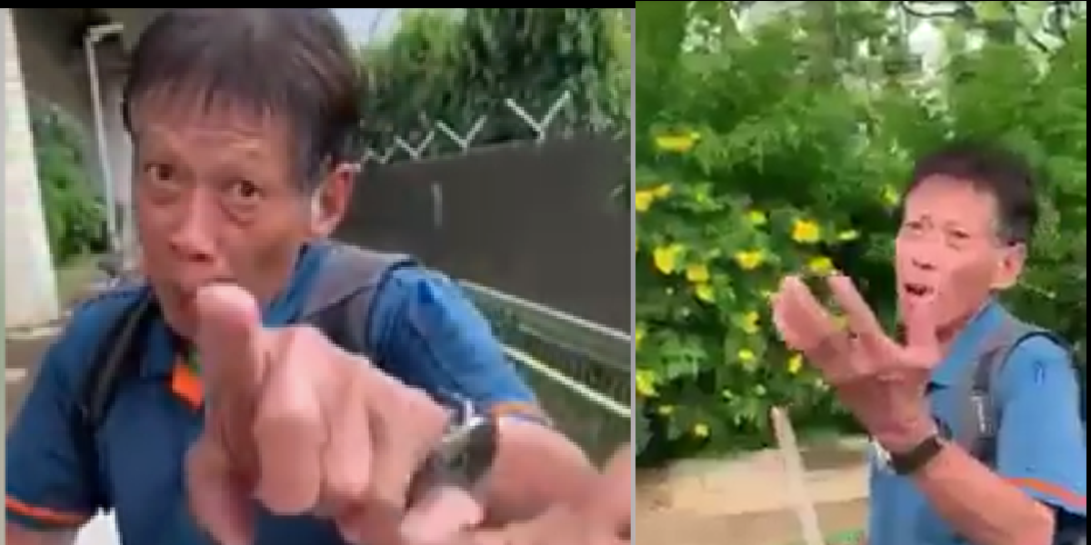 DISPUTE ON ROAD STOPPED BY GRAB CYCLIST BEFORE IT BECOMES FIGHT