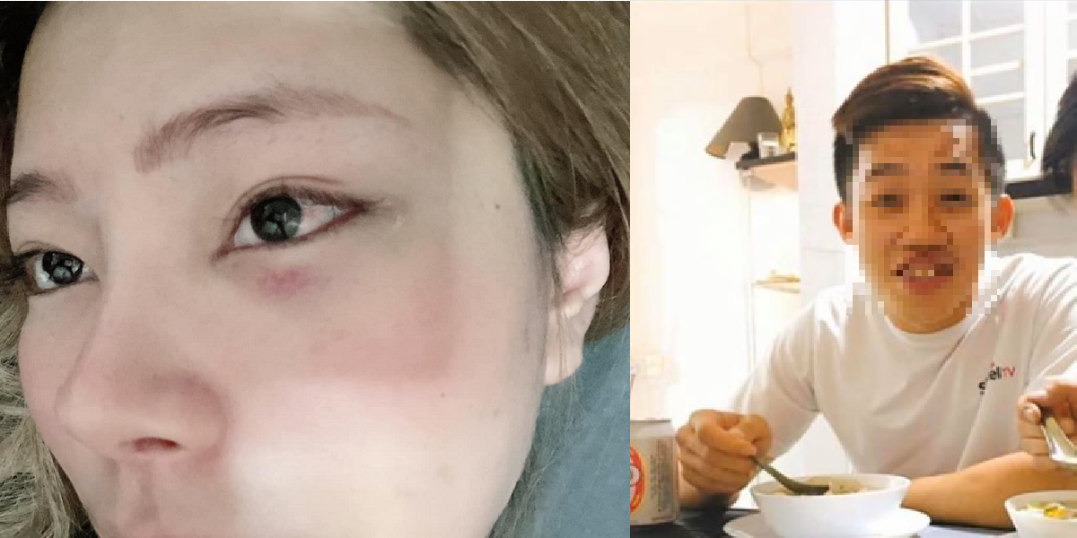 THAI GIRL ALLEGEDLY PUNCHED BY SINGAPOREAN GUY IN TAXI, HANDBAG WENT MISSING