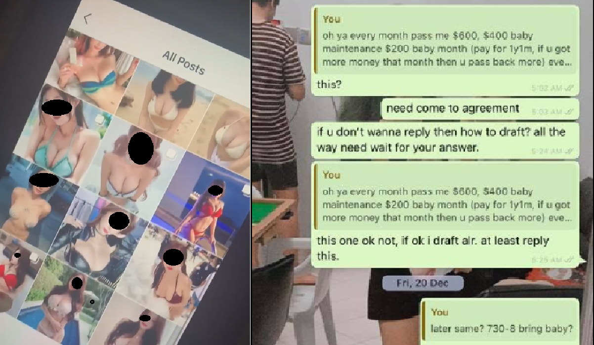 GUY CHEATS ON PREGNANT WIFE WITH ESCORTS AND REFUSE TO PAY MAINTENANCE AFTER DIVORCE