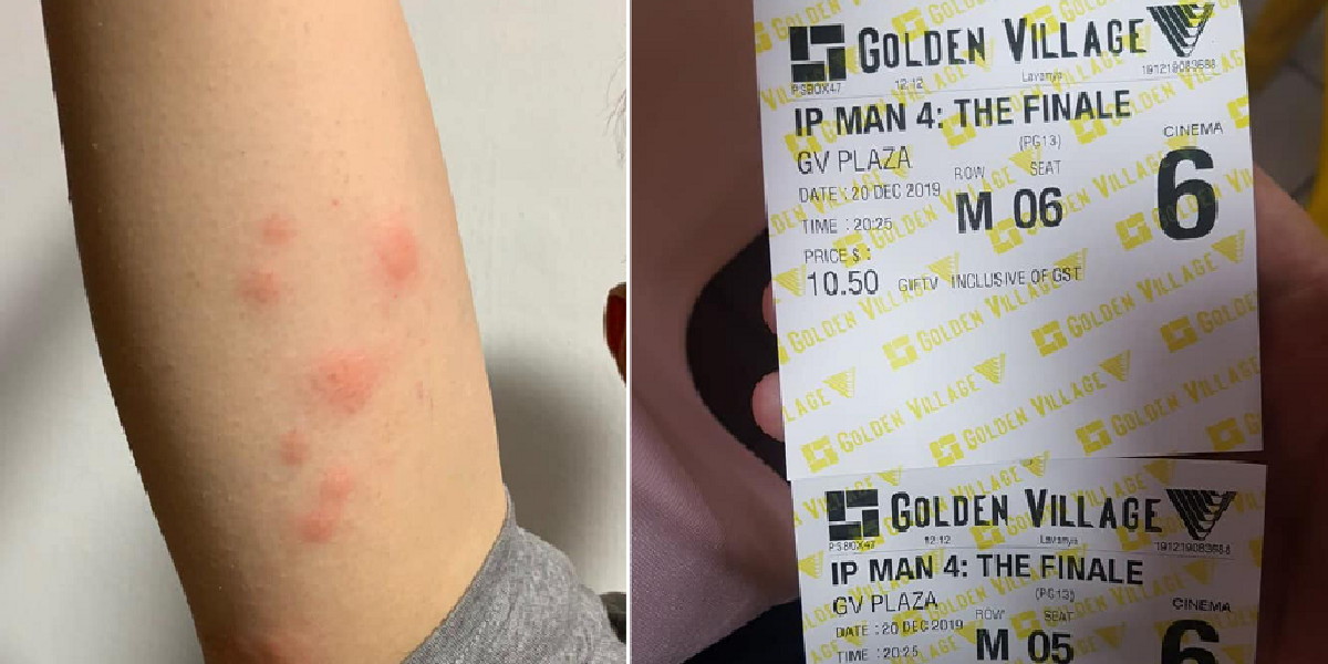 WOMAN CLAIMS SHE GOT BEDBUG BITES AFTER MOVIE AT ORCHARD GOLDEN VILLAGE