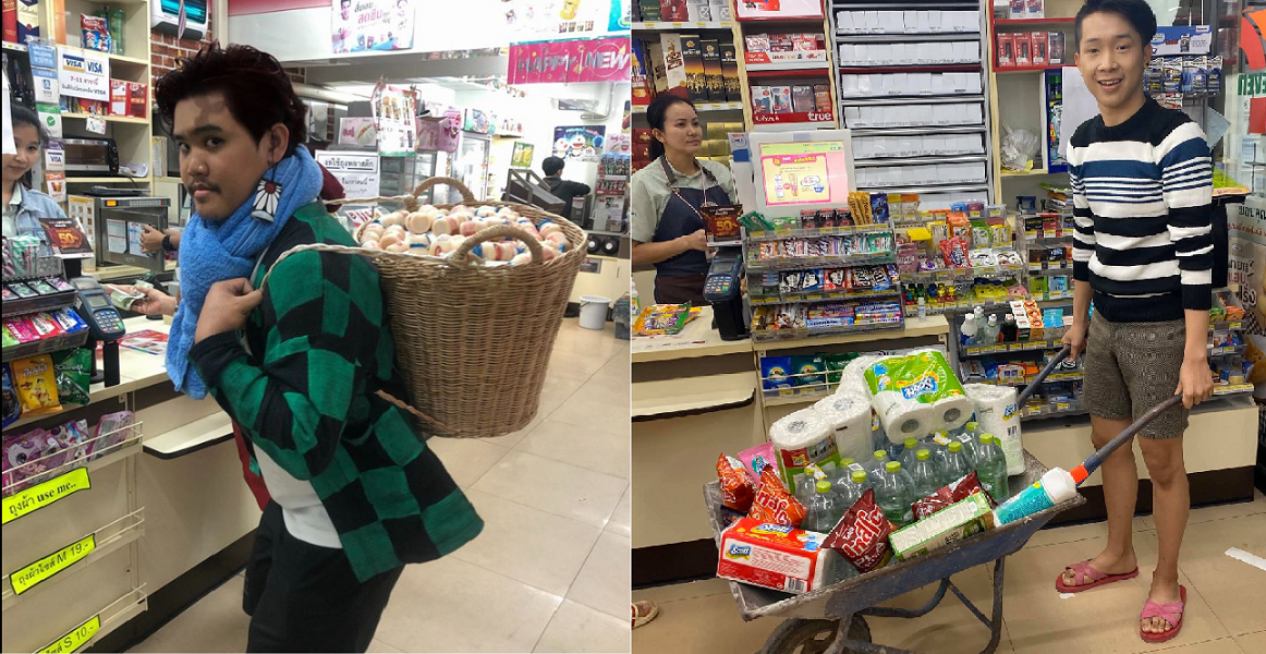 THAILAND PLASTIC BAG BAN, PEOPLE GETTING CREATIVE WITH NO PLASTIC BAGS