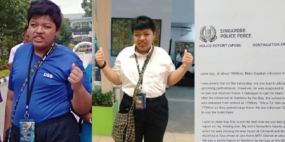 MALE WITH SPECIAL NEEDS WENT MISSING FOR OVER A DAY.