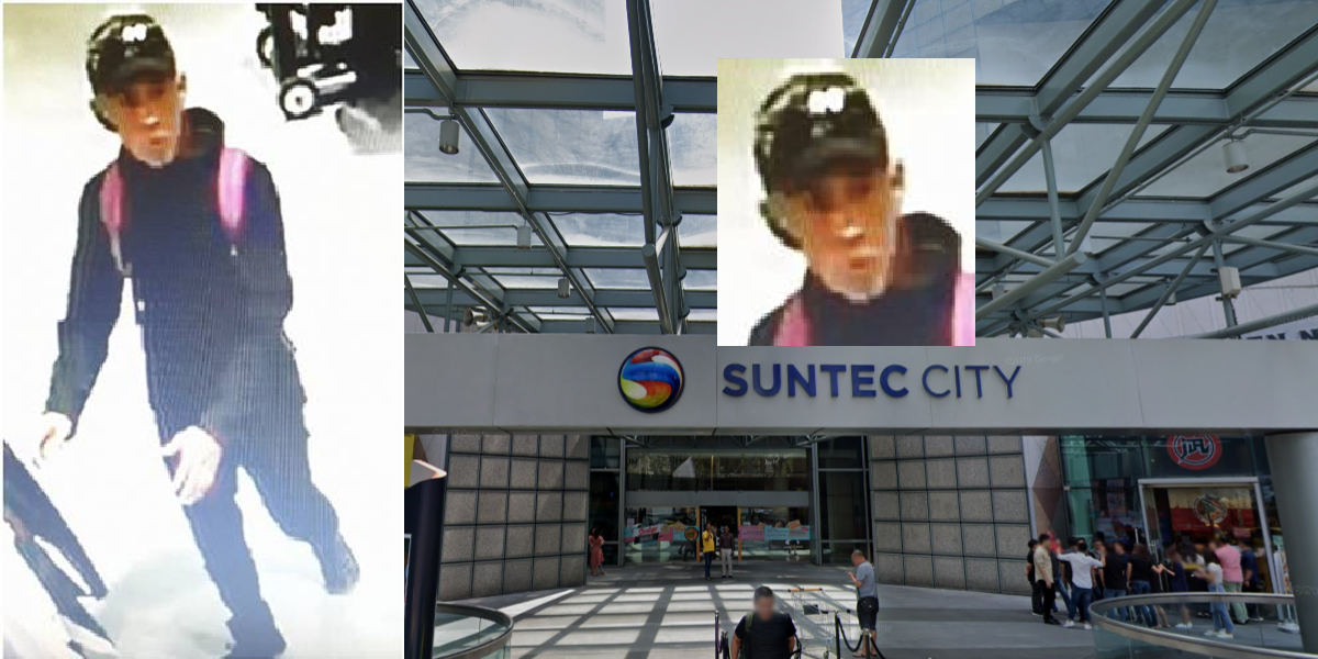 POLICE LOOKING FOR MAN TO ASSIST WITH CASE OF SHOP THEFT AT SUNTEC CITY