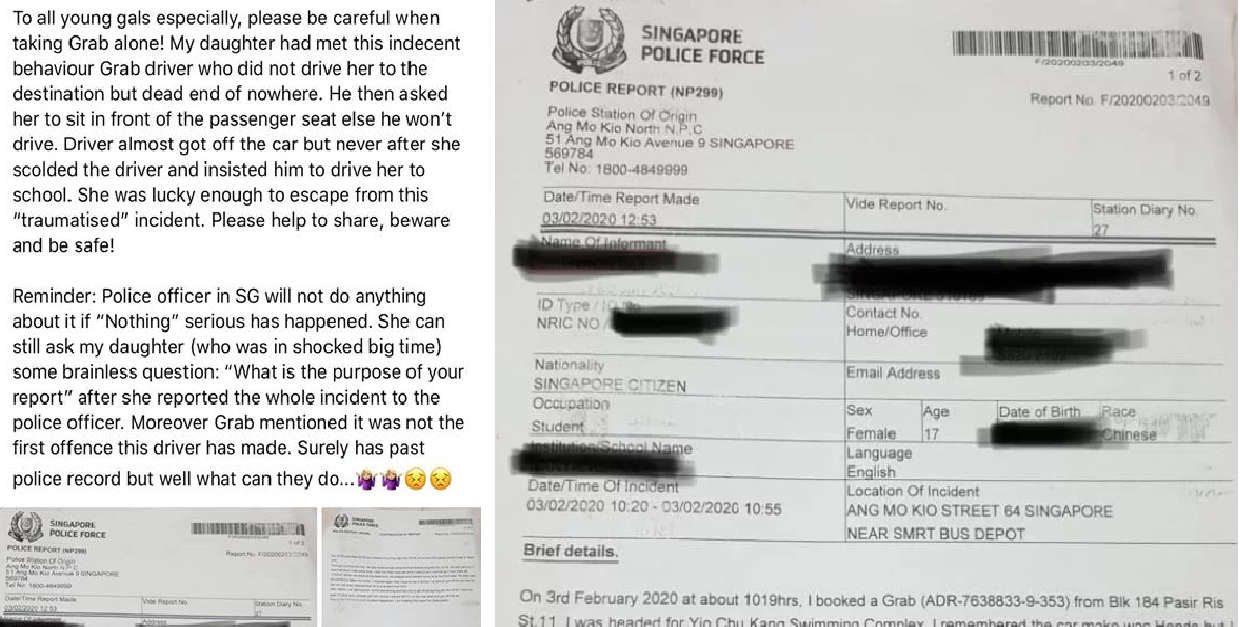 DESPERATE GRAB DRIVER HARASS YOUNG SCHOOL GIRL, REPORTED TO POLICE