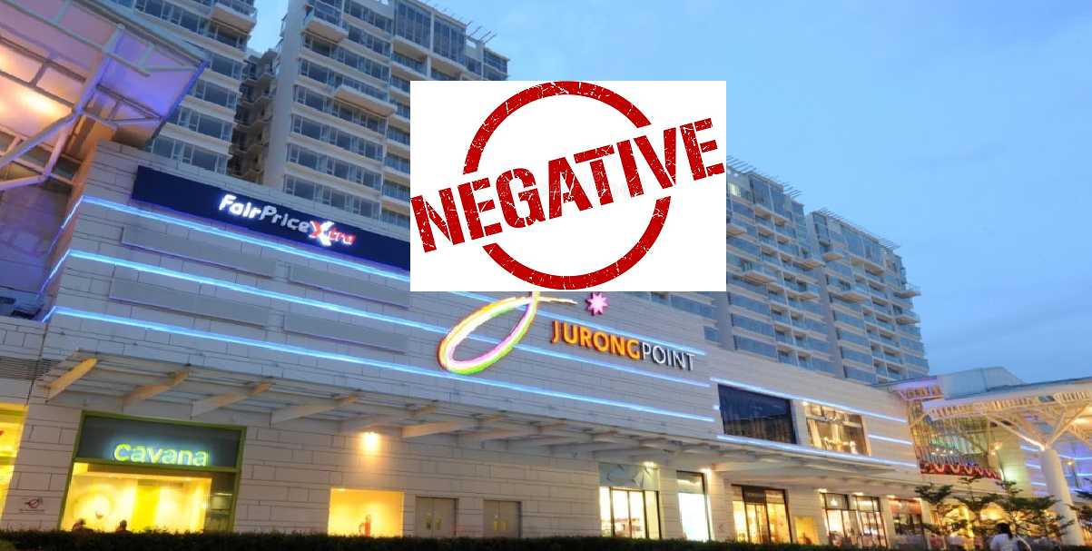 SUSPECTED CASE AT JURONG POINT MALL HAS BEEN TESTED NEGATIVE