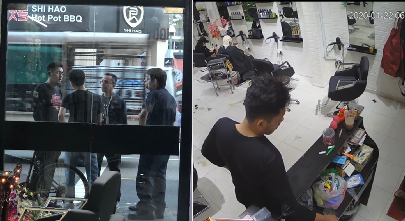 MAN TRIES TO STEAL MONEY FROM GEYLANG SALON CAUGHT ON CCTV