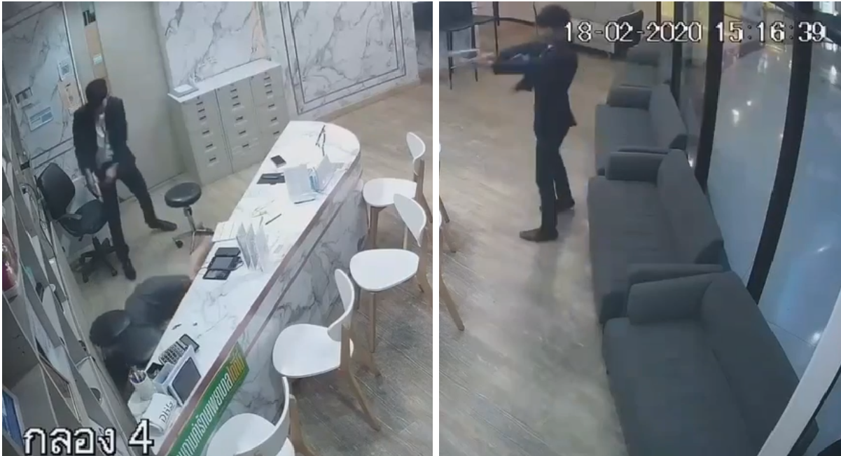 BANGKOK GUNMAN KILLS EX-WIFE IN CENTURY THE MOVIE PLAZA