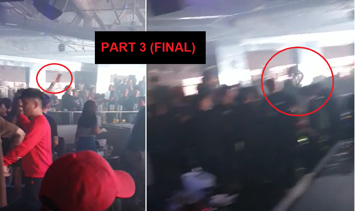 CLUB ALTIMATE FIGHT PART 3(FINAL), DRINK GLASSES FLYING VULGARITIES SHOUTING