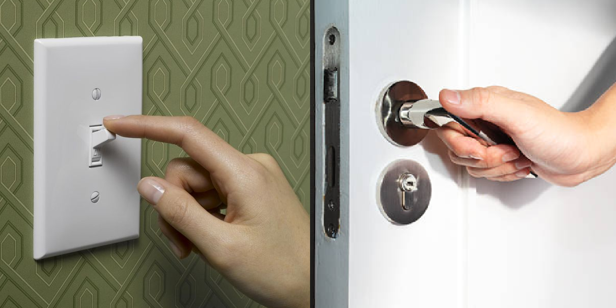 CORONA VIRUS CAN BE TRANSMITTED THROUGH SURFACES SUCH AS DOORKNOBS, LIGHT SWITCHES