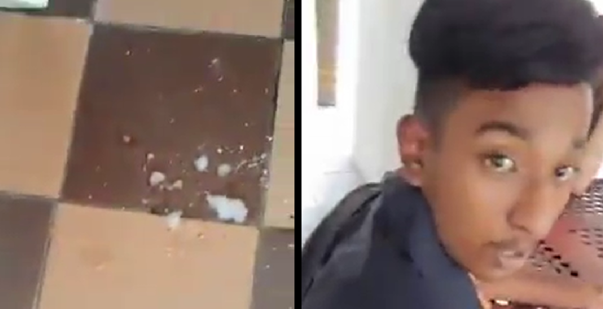 MAN CONFRONTS TEEN SPITTING AT VOID DECK,  EMPHASISE SOCIAL RESPONSIBILITY