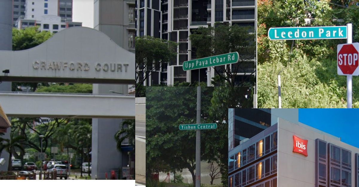 CONFIRMED CASES STAY AT YISHUN CENTRAL, UPP PAYA LEBAR, LAVENDER, IBIS NOVENA