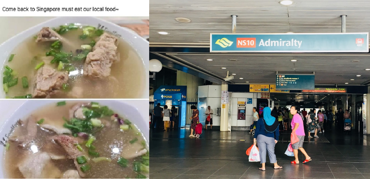 MAN BREACHES STAY HOME NOTICE, VISITED ADMIRALTY TO EAT AND POST ON FB