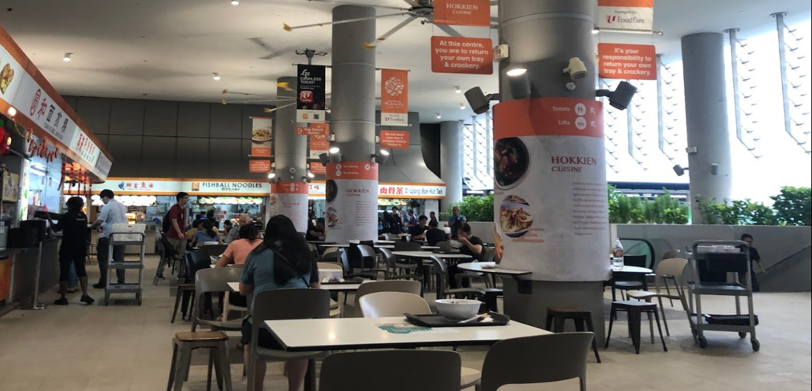 FAILURE TO SIT OR QUEUE 1 METER APART COULD RESULT IN FINE OR JAIL