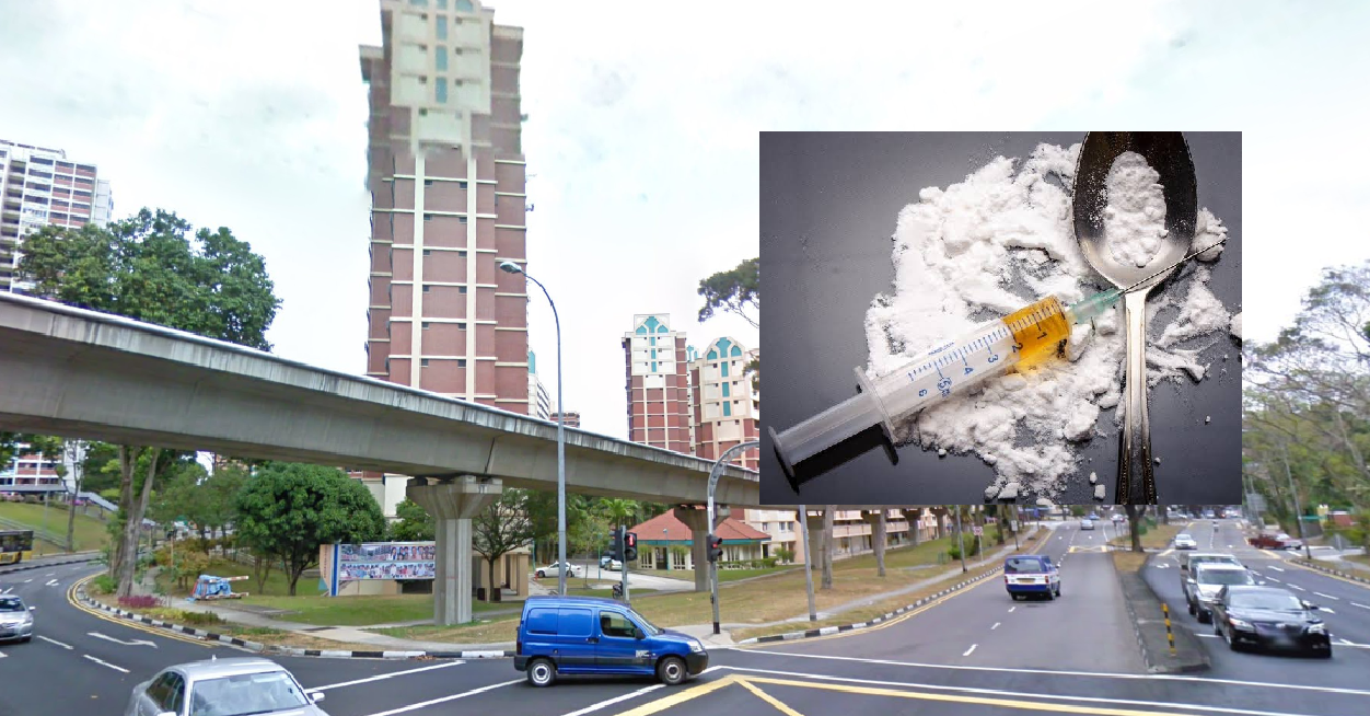 ROBBERS ARRESTED AT CHOA CHU KANG & BUKIT PANJANG. DRUGS FOUND