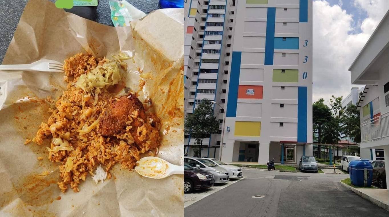 PHV DRIVER HARRAS BY PASSERBYS FOR EATING AT HDB VOID DECKS.