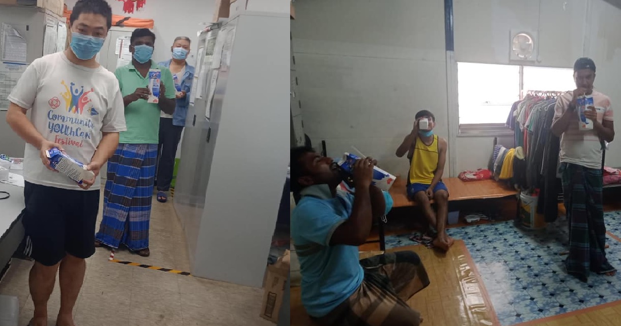 IKEA DONATED 800 MUGS TO WORKERS WHO ARE DRINKING STRAIGHT FROM CARTON