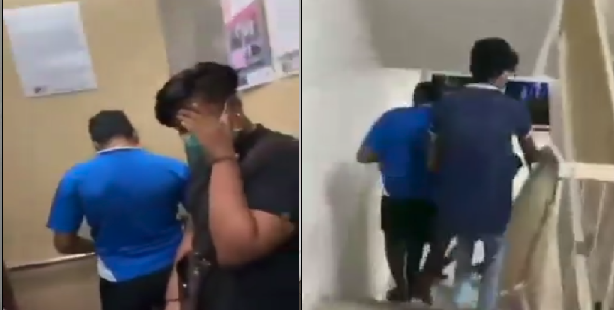 YOUNG PUNKS CAUGHT HAVING GATHERING, RUNS AWAY WHEN SHOUTED AT