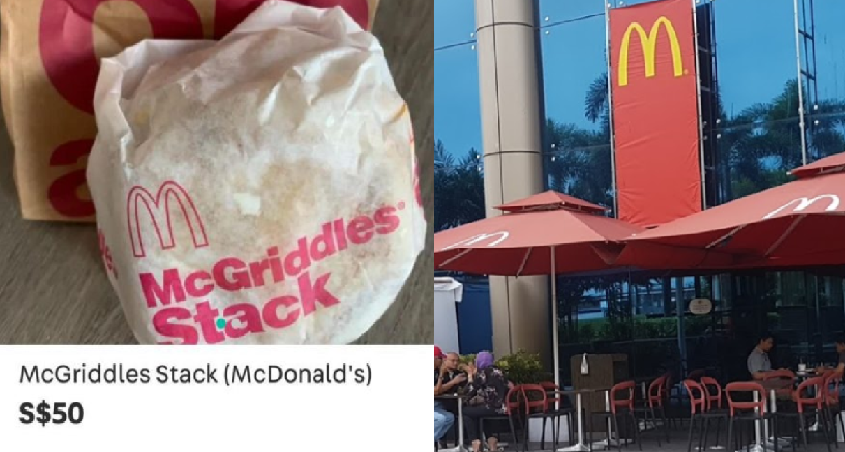 SOMEONE POSTED MCGRIDDLES ON CAROUSELL FOR $50 AFTER MCDONALDS CLOSING