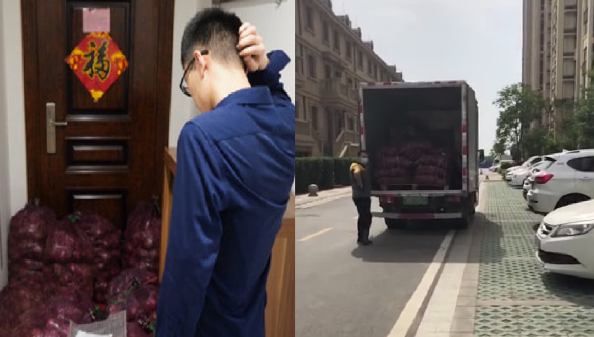 PRC WOMAN SEND 1 TONNE OF ONIONS TO EX-BF AFTER BREAK UP
