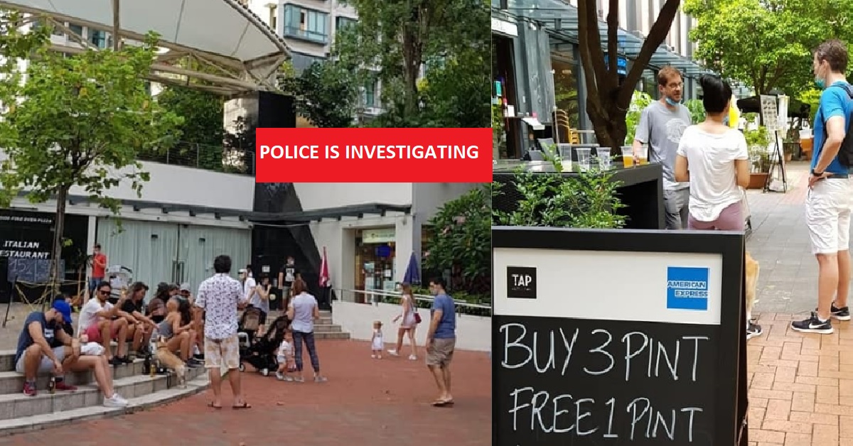 NON S’POREAN INVESTIGATED BY SPF FOR ROBERTSON QUAY GATHERING