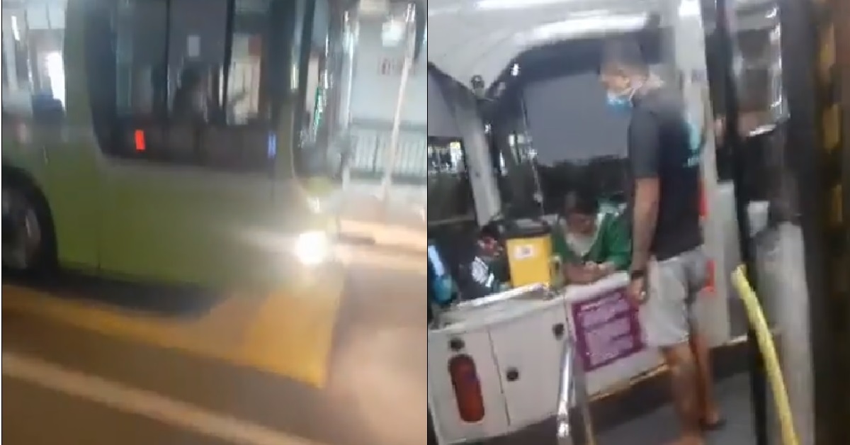 BUS DRIVER BREAKS DOWN IN TEARS AFTER HEARING HUSBAND HAS PASSED AWAY