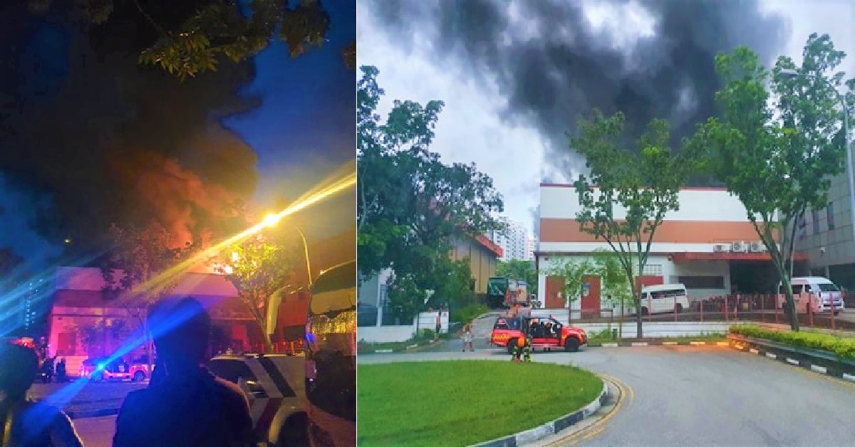 FIRE AT SUNGEI KADUT WAY, SCDF ON SCENE TO FIGHT BIG FIRE