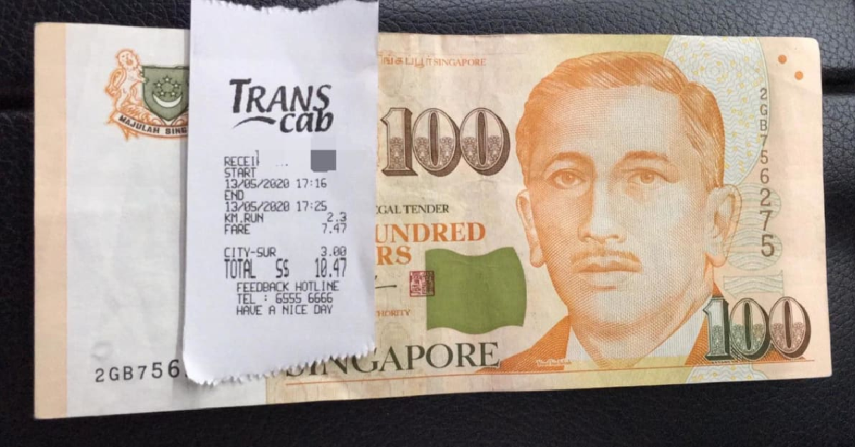 TAXI DRIVER RECEIVES $100 DOLLAR NOTE AS TIP FOR $10 RIDE