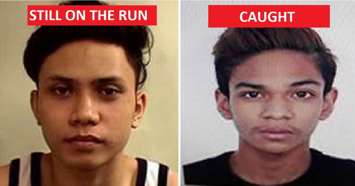 1 OF THEM IS CAUGHT, THE OTHER ONE STILL ON THE RUN