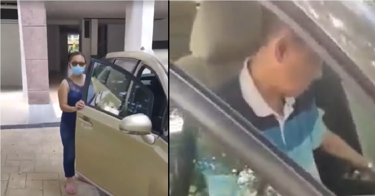 VULGAR UNCLE CONFRONTS PEOPLE WHO BLOCK HANDICAP RAMP