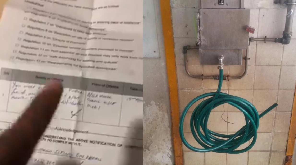 MAN WASH MOTOR BIKE WITH 4 OTHER FRIENDS GET $300 FINE