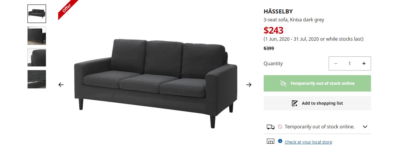 ikea sg sofa bed