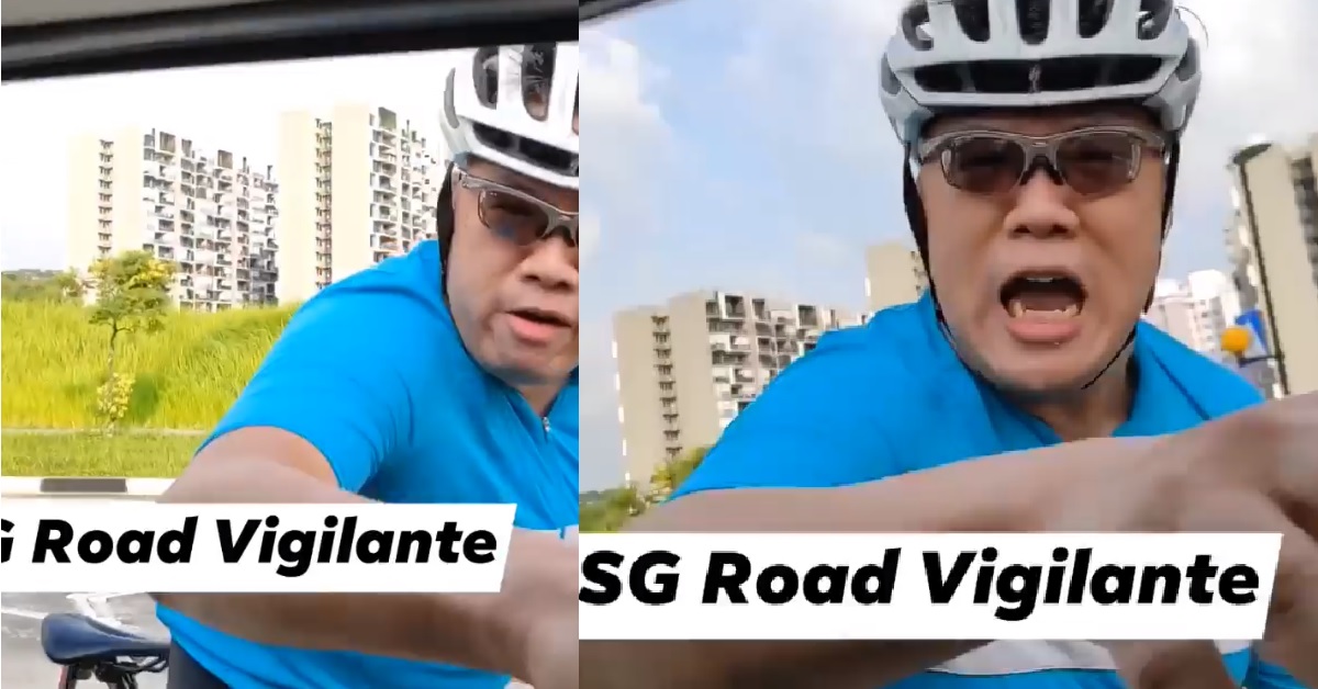 CYCLIST VERBALLY ABUSED DRIVER IN A ROAD RAGE INCIDENT
