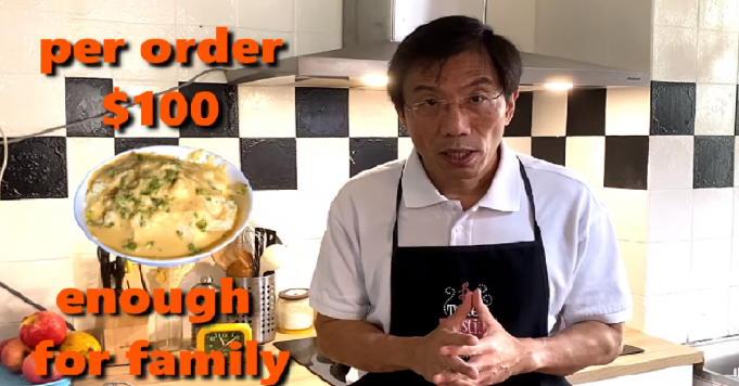 CHEE SOON JUAN SELLING MASHED POTATOES FOR $100 TO RAISE FUNDS