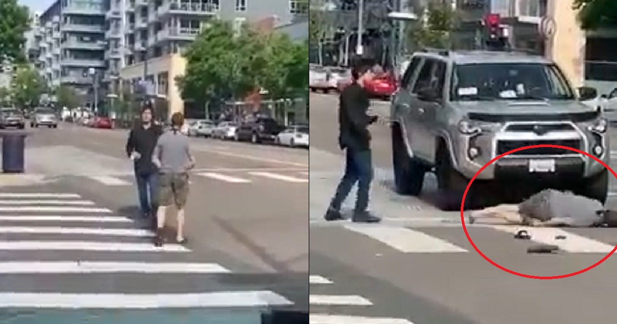 RACIST ANG MO TRIES TO INTIMIDATE ASIAN. SMACKED IN THE FACE & KO