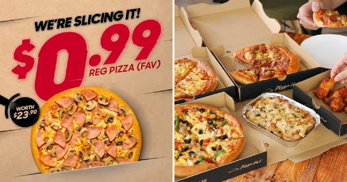 LAST 4 DAYS TO GET PIZZA HUT'S 0.99 REGULAR PIZZA PROMO