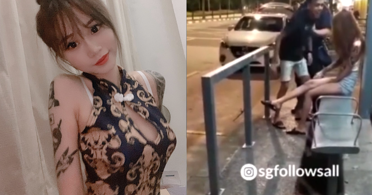 YP SLAPS GIRL IN THE FACE IN FRONT OF POLICE & YELL U KNOW WHO MY MOTHER