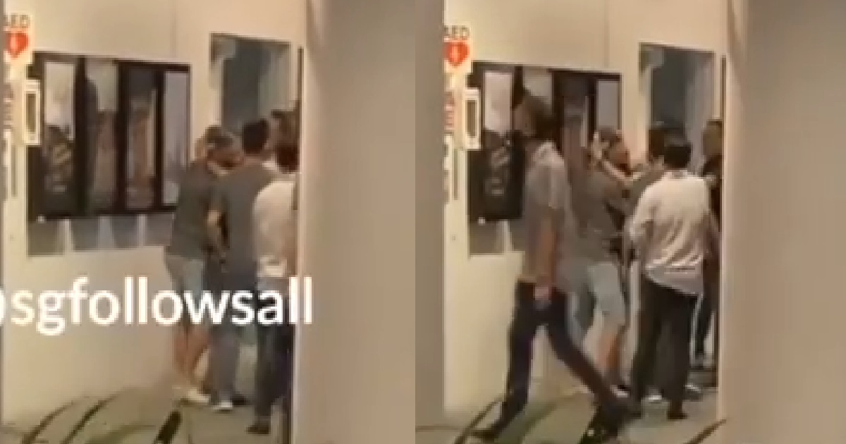 FIGHT BREAKS OUT BETWEEN UNCLES AND AUNTIES AT ROCHESTER MALL