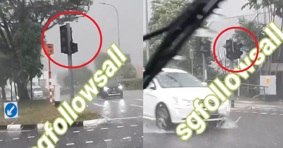 TRAFFIC LIGHTS AT HOLLAND RD STOPPED WORKING ALLEGEDLY DUE TO THUNDERSTORM