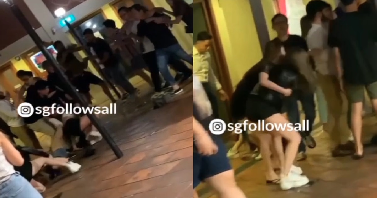 MASSIVE FIGHT AT PRINSEP, AH LIAN FIGHT UNTIL KENA STRIPPED, SENT TO HOSPITAL
