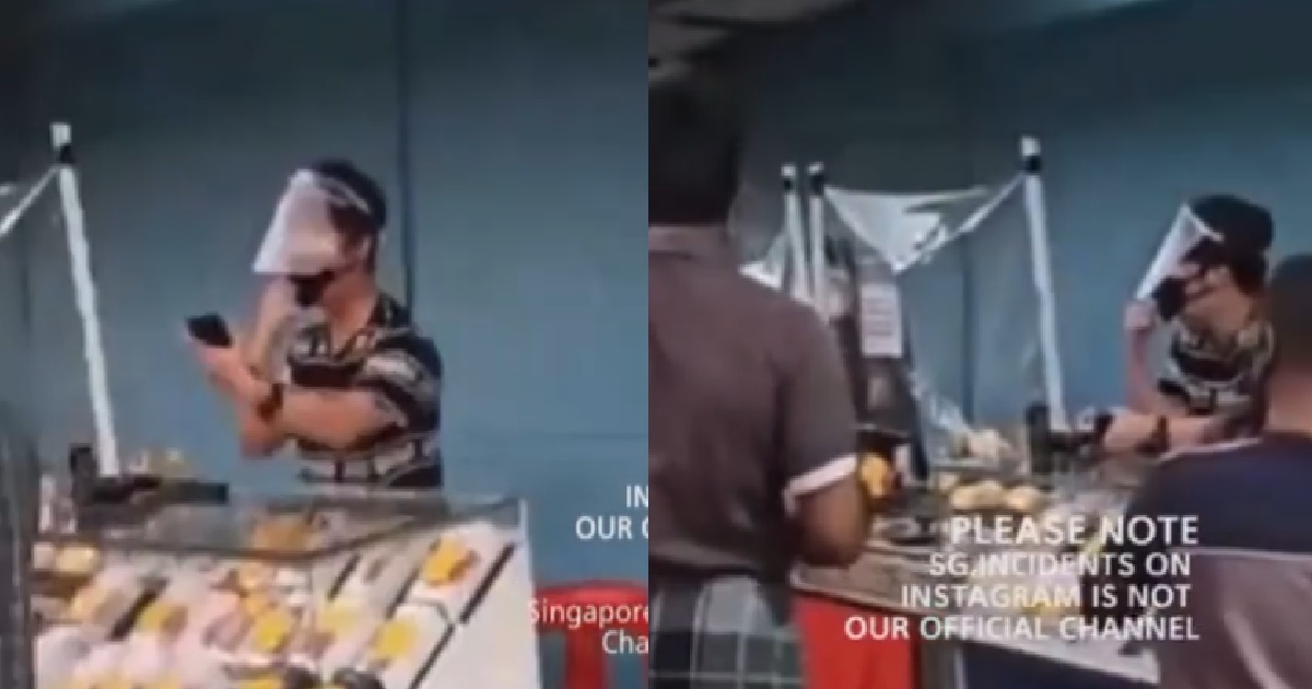 AH BENG HANDPHONE SELLER SCOLD INDIAN WORKER, “YOU MY FATHER AH? EH YOU CB LAH”