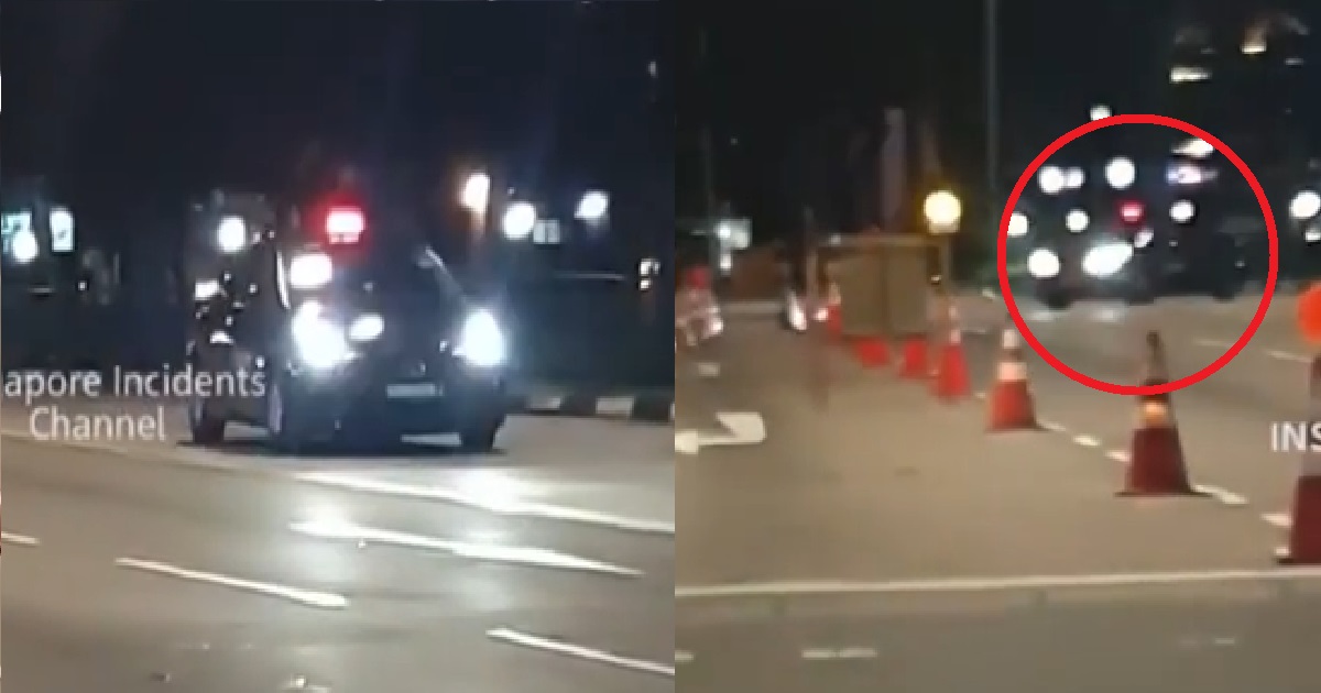 TAXI DRIVER MISSED A TURN, SO HE REVERSED 50 METRES AND CUT 4 LANES TO GO BACK
