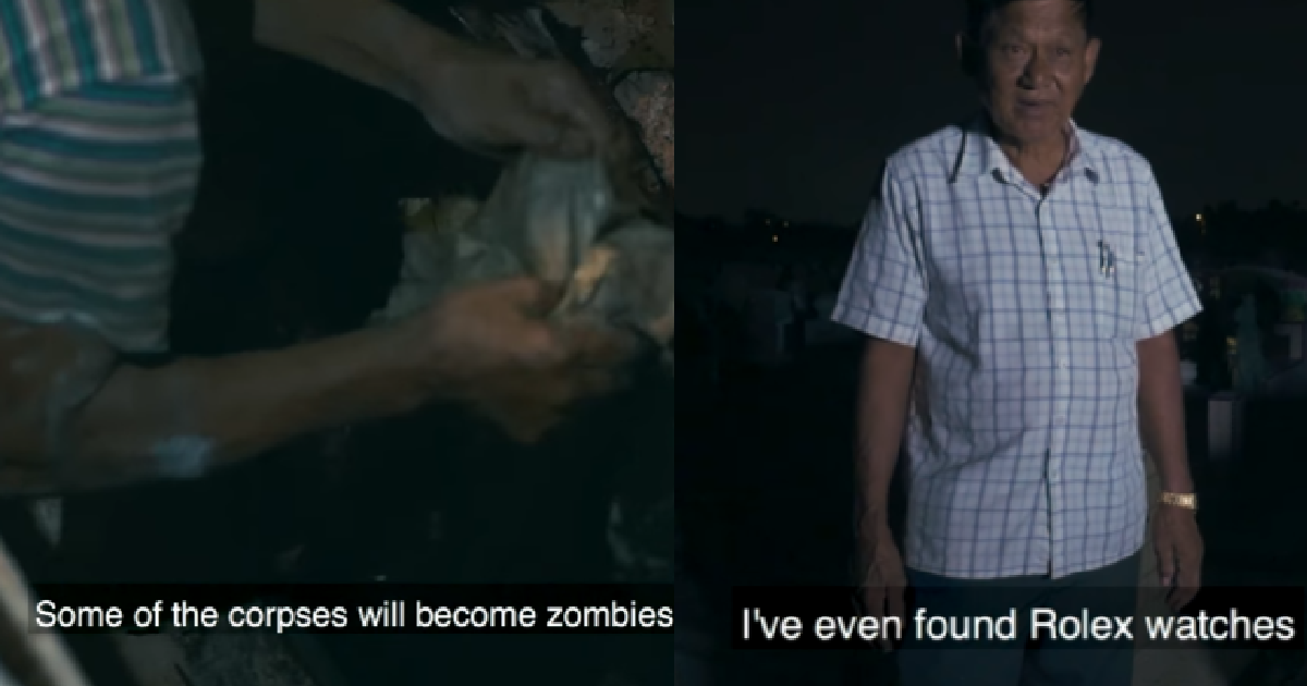 SG GRAVEDIGGER SAY ZOMBIES EXIST. FOUND ROLEXES & JADE WHILE WORKING