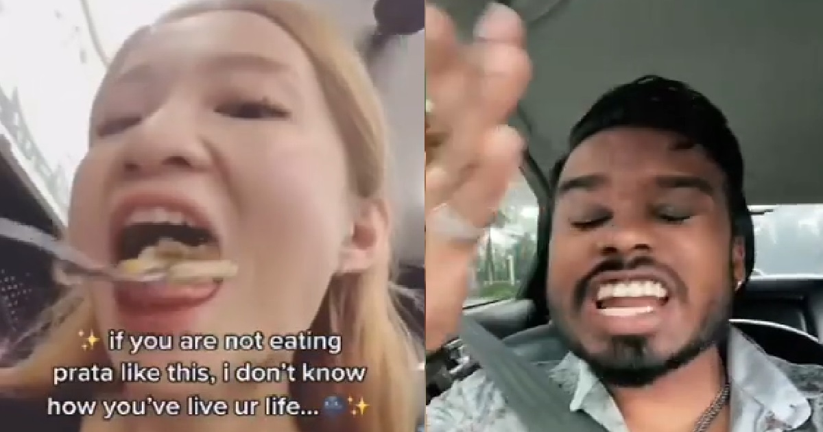 INDIAN GUY NOT HAPPY BECAUSE XMM EAT PRATA WITH SUGAR