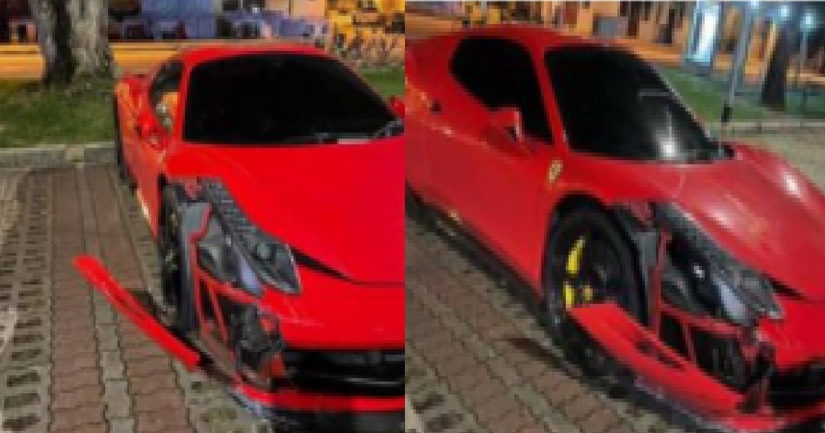 FERRARI OWNER APPEALING FOR WITNESSES FOR HIT-AND-RUN INCIDENT AT CARPARK
